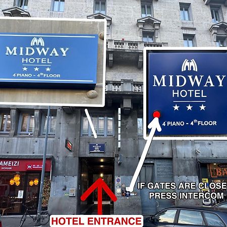 Hotel Midway Milán Exteriér fotografie