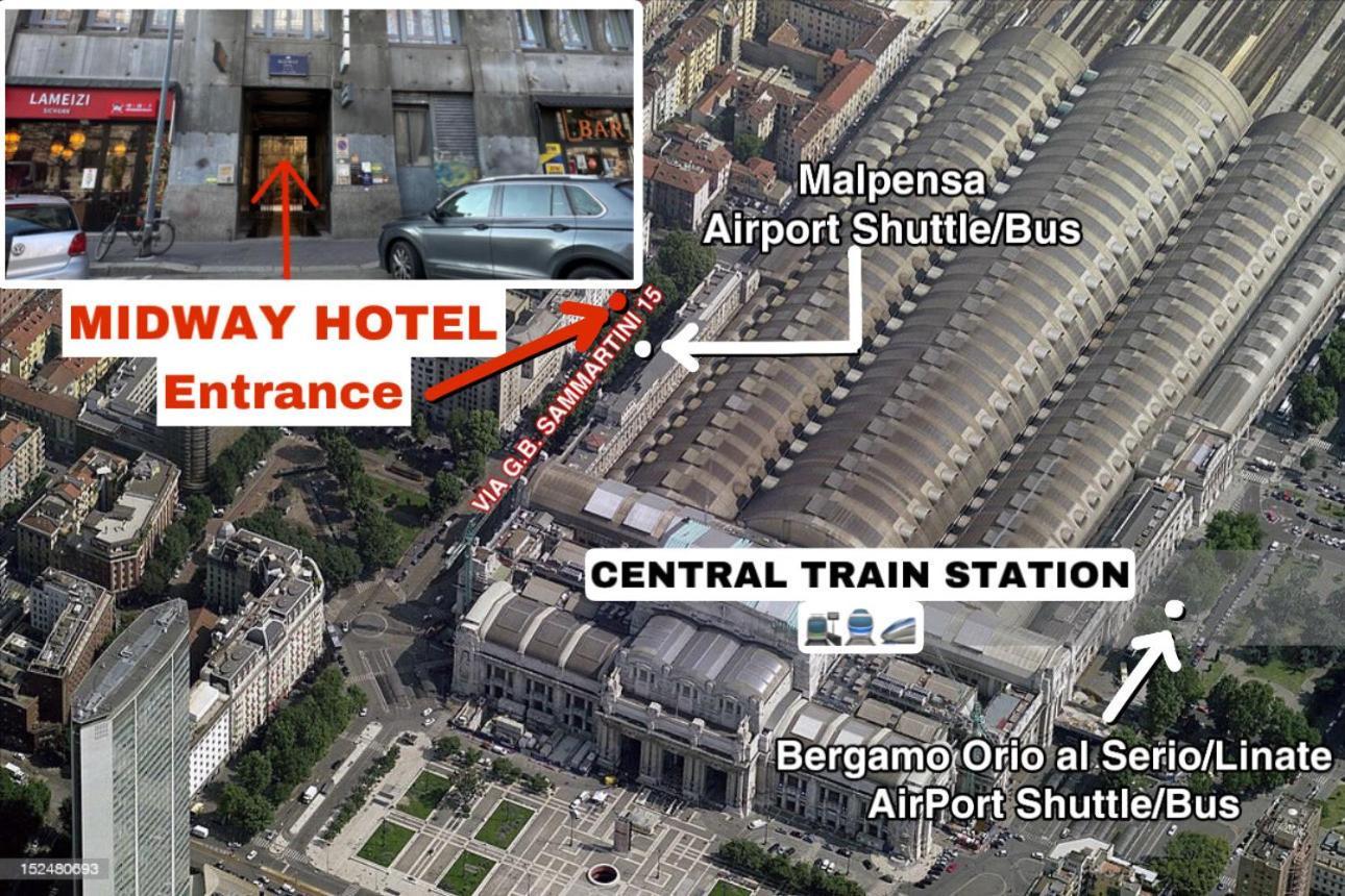 Hotel Midway Milán Exteriér fotografie
