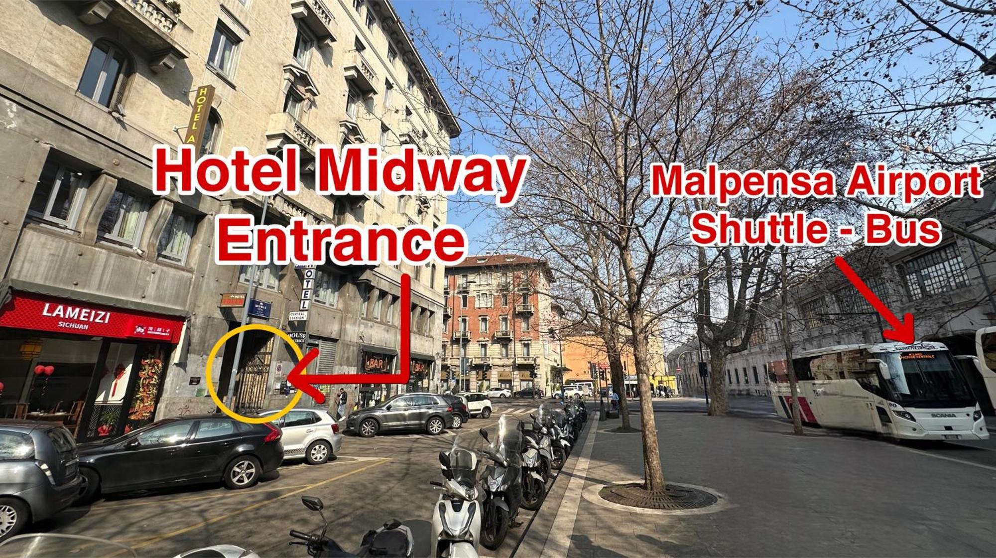 Hotel Midway Milán Exteriér fotografie